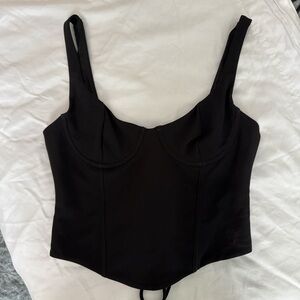 White Fox Corset Top